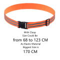 5CM Width Fast Customization Adjustable Size Warning Elastic Reflective Belt for Running